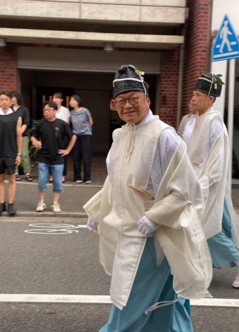 今年的「還幸祭」，由認識的朋友拍攝。 （攝影：高田啓史）